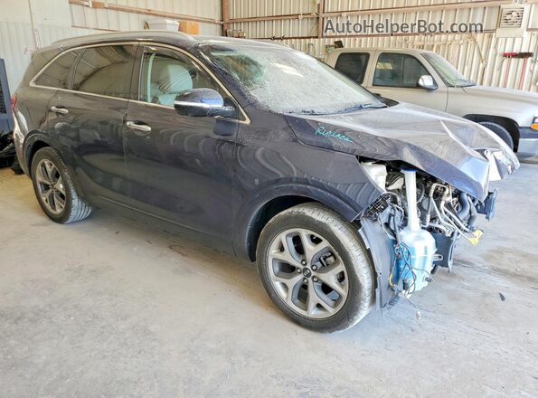 5XYPK4A54LG696421 2020 KIA SORENTO Blue Przód prawy