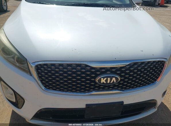 5XYPK4A55GG051413 2016 KIA SORENTO White Vista frontal