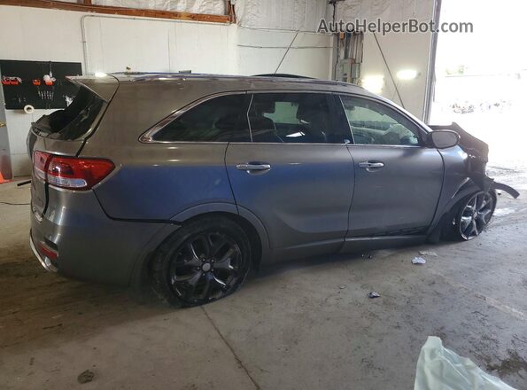 5XYPK4A55HG228236 2017 KIA SORENTO Серый Задняя правая четверть