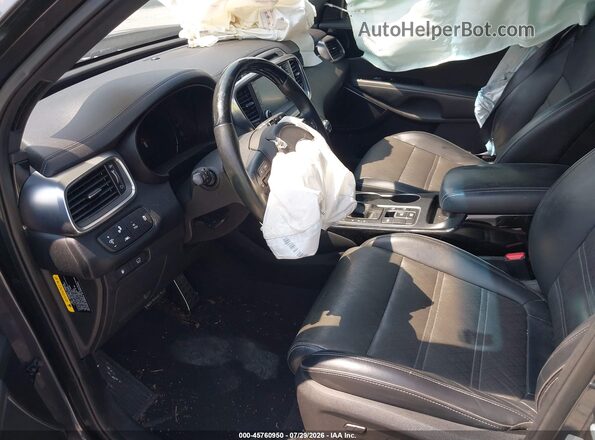 5XYPK4A55HG241553 2017 KIA SORENTO Серый Вид салона спереди
