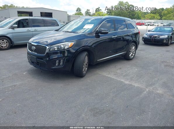5XYPK4A56GG005508 2016 KIA SORENTO Black Передня ліва чверть