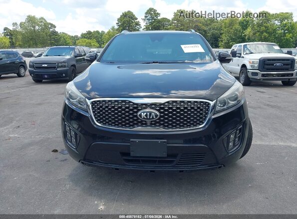 5XYPK4A56GG005508 2016 KIA SORENTO Black Вид щитка приладів