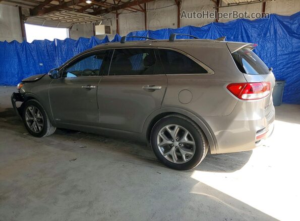 5XYPKDA15GG030655 2016 KIA SORENTO Gray Հետևի ձախ