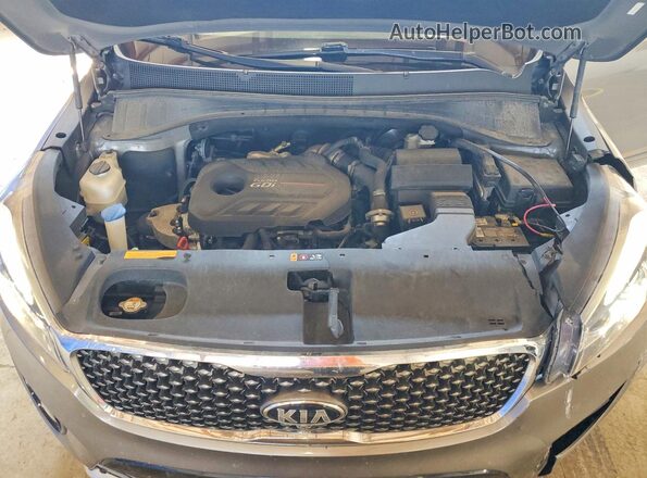 5XYPKDA15GG030655 2016 KIA SORENTO Gray Շարժիչի բաժամունքի տեսք