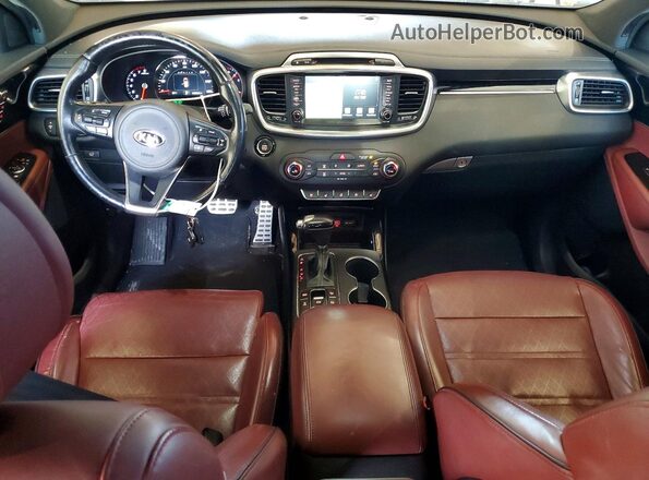 5XYPKDA15GG030655 2016 KIA SORENTO Gray Առջևի վահանակի տեսք