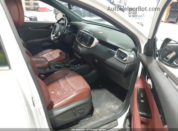 5XYPKDA17GG017549 2016 KIA SORENTO White Вид салону спереду