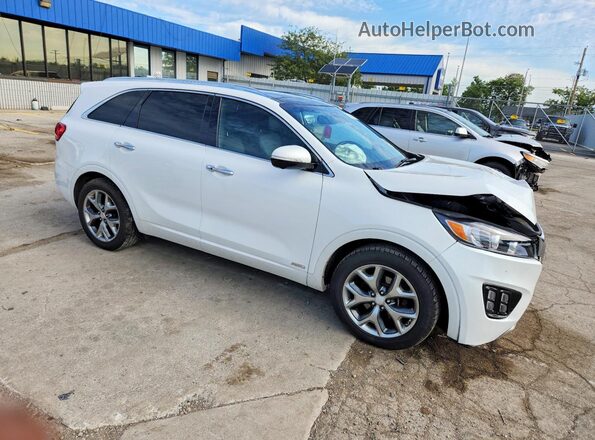 5XYPKDA17GG114623 2016 KIA SORENTO White Delantero derecho