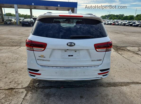 5XYPKDA17GG114623 2016 KIA SORENTO White Vista trasera