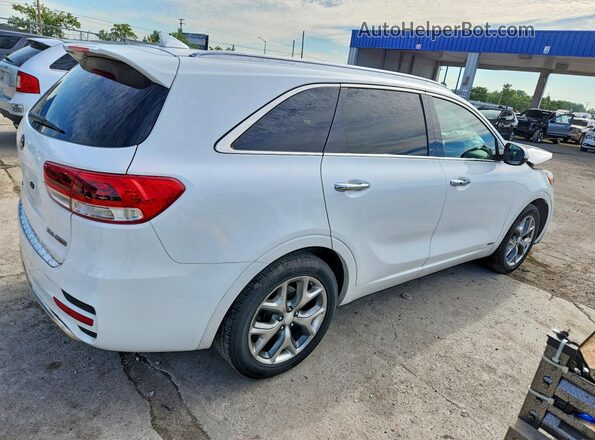 5XYPKDA17GG114623 2016 KIA SORENTO White Trasero derecho