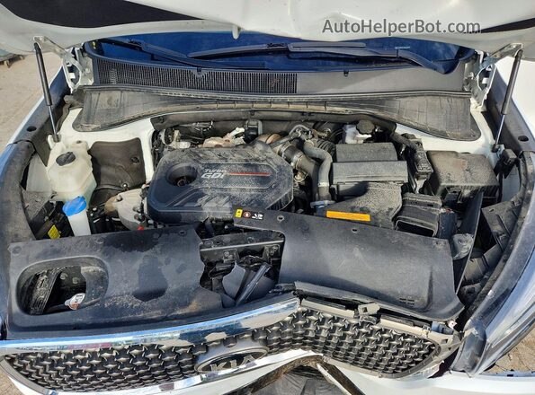 5XYPKDA17GG114623 2016 KIA SORENTO White Vista del compartimento del motor