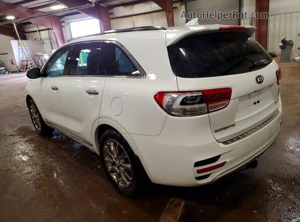 5XYPKDA50GG013670 2016 KIA SORENTO White უკანა მარცხენა