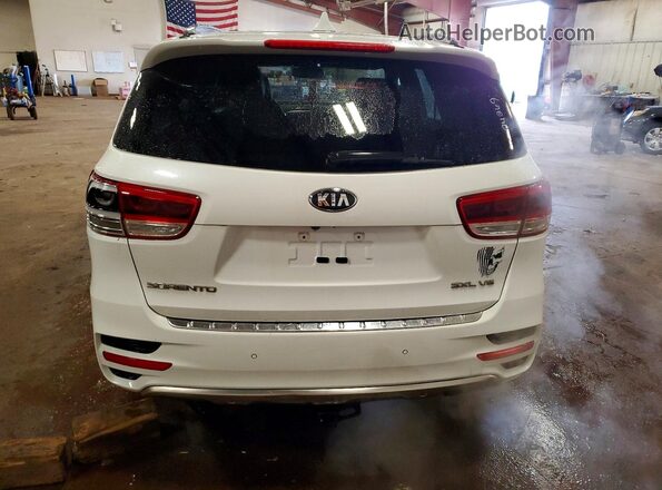 5XYPKDA50GG013670 2016 KIA SORENTO White უკანა ხედი