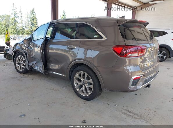 5XYPKDA50KG532081 2019 KIA SORENTO Brown Հետևի ձախ