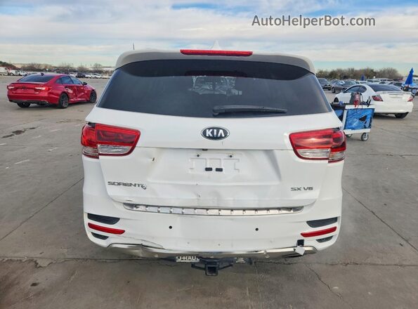5XYPKDA51GG166784 2016 KIA SORENTO White Вид ззаду