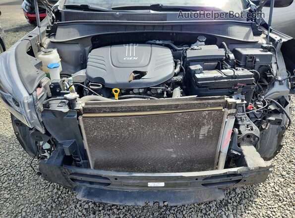 5XYPKDA52GG028400 2016 KIA SORENTO Gray Vista del compartimento del motor
