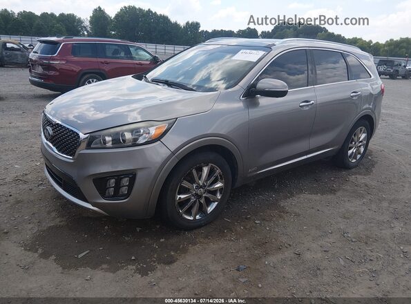 5XYPKDA52GG085678 2016 KIA SORENTO Silver Vista tres cuartos delantera izquierda