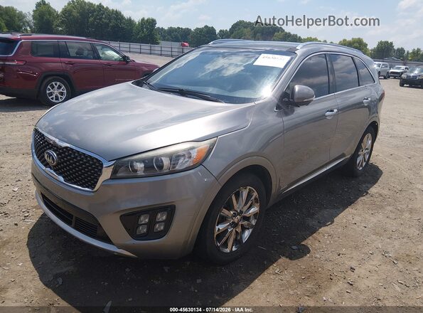 5XYPKDA52GG085678 2016 KIA SORENTO Silver Vista frontal