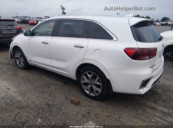 5XYPKDA52KG460607 2019 KIA SORENTO Белый Задняя левая четверть