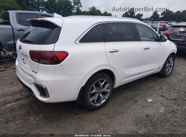 5XYPKDA52KG460607 2019 KIA SORENTO Белый Задняя правая четверть
