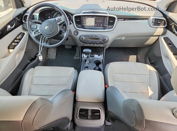 5XYPKDA53LG648232 2020 KIA SORENTO Серый Вид щитка приборов