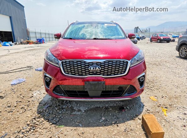 5XYPKDA53LG654841 2020 KIA SORENTO Red Դիմացի տեսք
