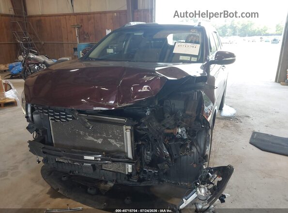 5XYPKDA54KG465713 2019 KIA SORENTO Maroon Widok z przodu