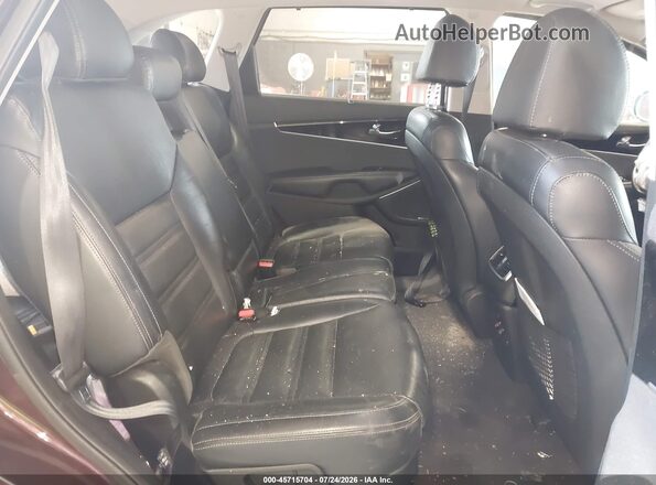 5XYPKDA54KG465713 2019 KIA SORENTO Maroon Widok naklejki z numerem VIN
