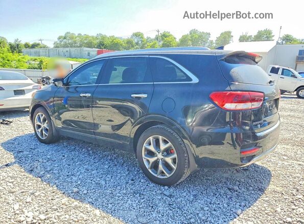 5XYPKDA55HG205443 2017 KIA SORENTO Black Задня права чверть