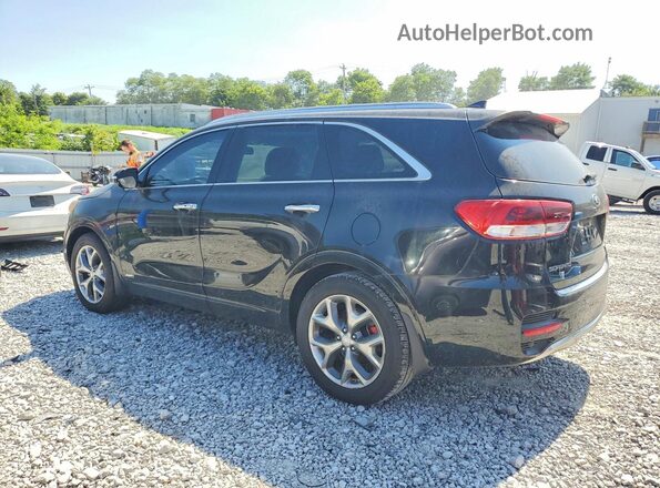 5XYPKDA55HG205443 2017 KIA SORENTO Black Задня ліва чверть