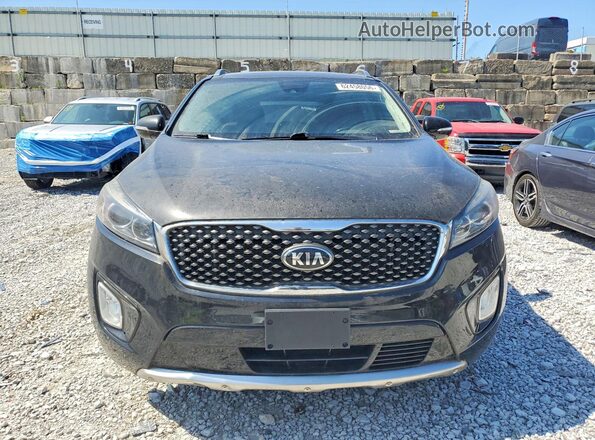 5XYPKDA55HG205443 2017 KIA SORENTO Black Вид ззаду