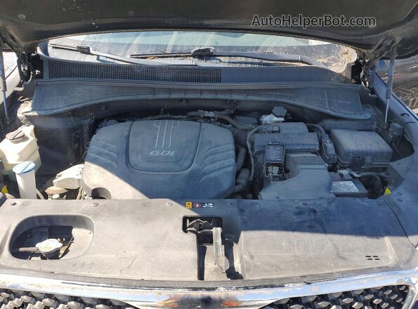 5XYPKDA55HG205443 2017 KIA SORENTO Black Вид підкапотного простору