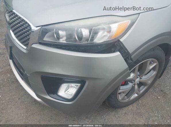 5XYPKDA55HG305056 2017 KIA SORENTO Gray წინა ხედი