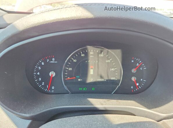 5XYPKDA56GG002091 2016 KIA SORENTO Burgundy ხელსაწყოთა პანელის ხედი