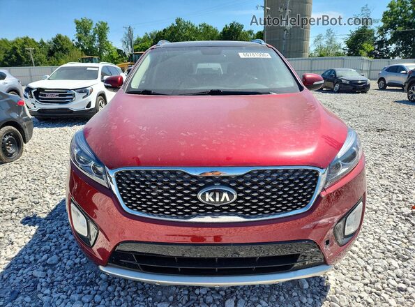 5XYPKDA56GG002091 2016 KIA SORENTO Burgundy წინა ხედი