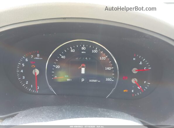 5XYPKDA56GG073873 2016 KIA SORENTO Purple Widok tylnych siedzeń