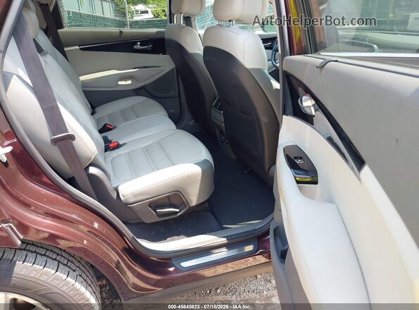 5XYPKDA56GG073873 2016 KIA SORENTO Purple Widok naklejki z numerem VIN