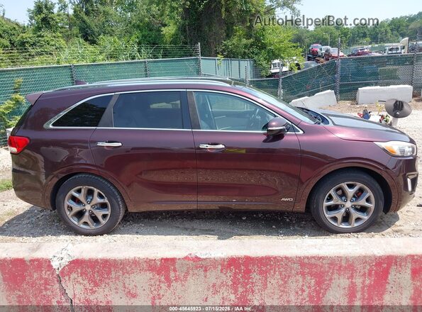 5XYPKDA56GG073873 2016 KIA SORENTO Purple Widok wnętrza z tyłu