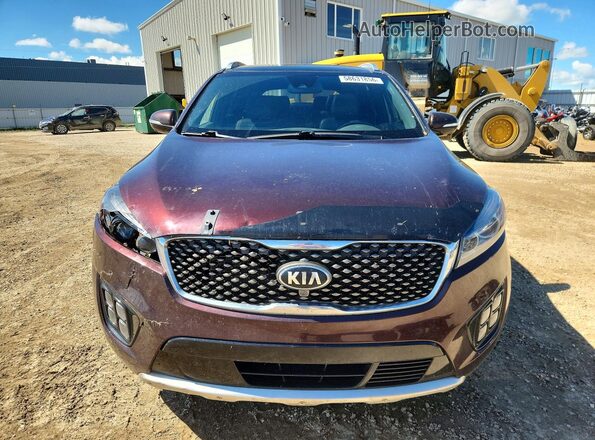 5XYPKDA56GG076885 2016 KIA SORENTO Бордовый Вид спереди