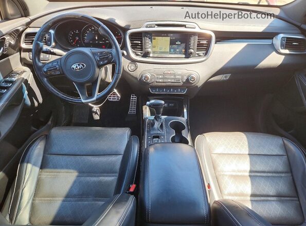5XYPKDA56GG076885 2016 KIA SORENTO Бордовый Вид панели приборов