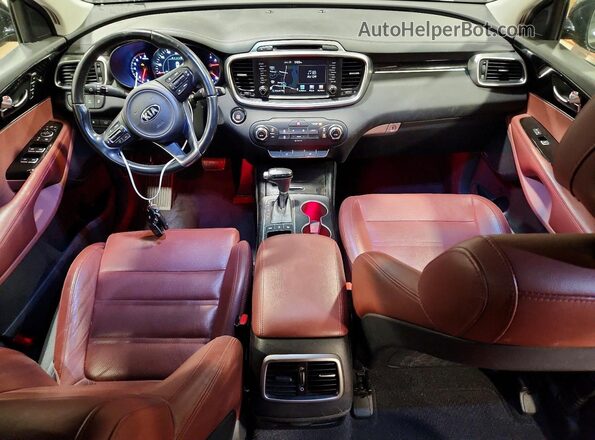 5XYPKDA56HG239584 2017 KIA SORENTO Black წინა პანელის ხედი