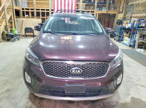 5XYPKDA57GG073347 2016 KIA SORENTO Burgundy Դիմացի տեսք