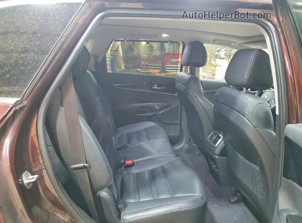 5XYPKDA57GG073347 2016 KIA SORENTO Burgundy Սալոնի հետևի տեսք
