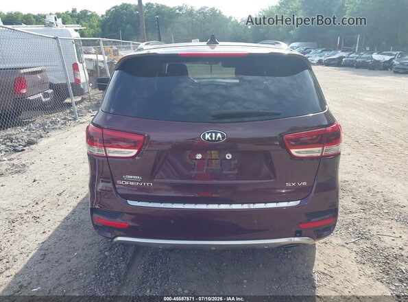 5XYPKDA57HG303518 2017 KIA SORENTO Burgundy 