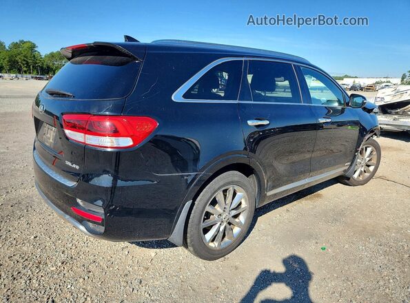 5XYPKDA58HG208207 2017 KIA SORENTO Черный Задняя правая четверть