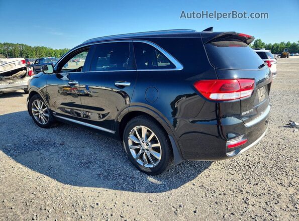 5XYPKDA58HG208207 2017 KIA SORENTO Черный Задняя левая четверть