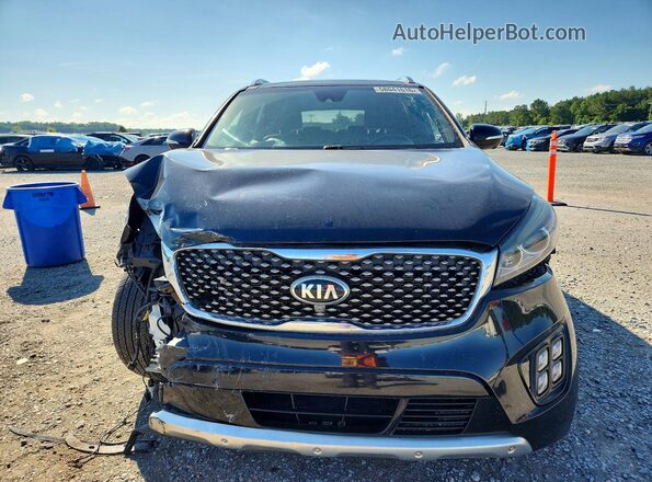 5XYPKDA58HG208207 2017 KIA SORENTO Черный Вид спереди
