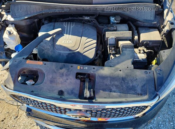 5XYPKDA58HG208207 2017 KIA SORENTO Черный Вид подкапотного пространства