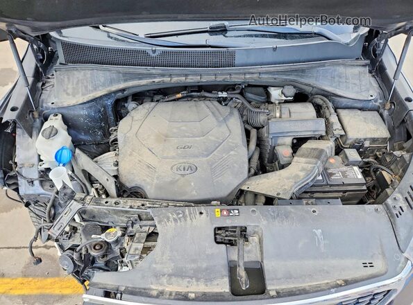 5XYPKDA58KG459106 2019 KIA SORENTO Black ძრავის განყოფილების ხედი