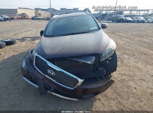 5XYPKDA59GG059465 2016 KIA SORENTO Purple Rear interior view