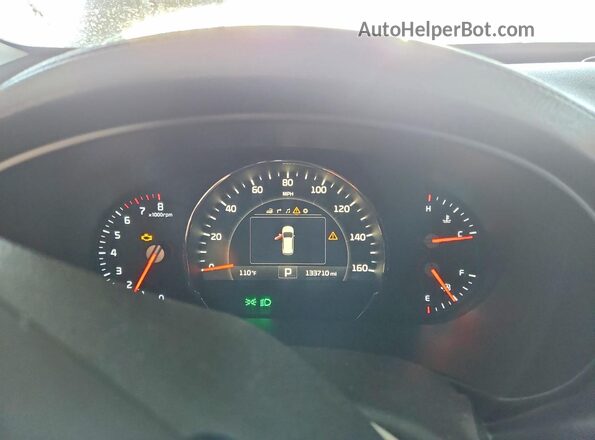 5XYPKDA59GG090974 2016 KIA SORENTO Белый Вид щитка приборов